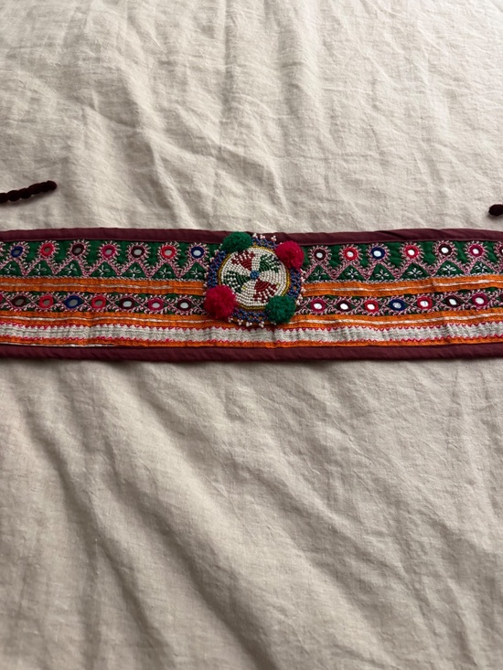 Unique Kuchi Tribal Fusion Beaded Belt main image 12